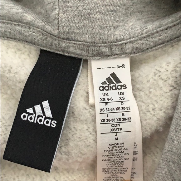 grey adidas hoodie - Picture 3 of 4